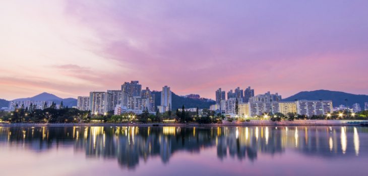 City sunset - Hong-Kong